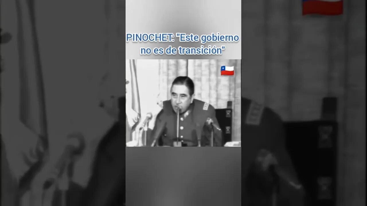 PINOCHET LEYENDA!PARA LEVANTAR Y PACIFICAR LA PATRIA SE REQUIERE DE UN GOBIERNO FUERTE