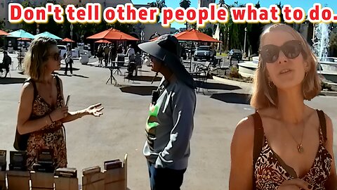 Don't tell other people what to do.