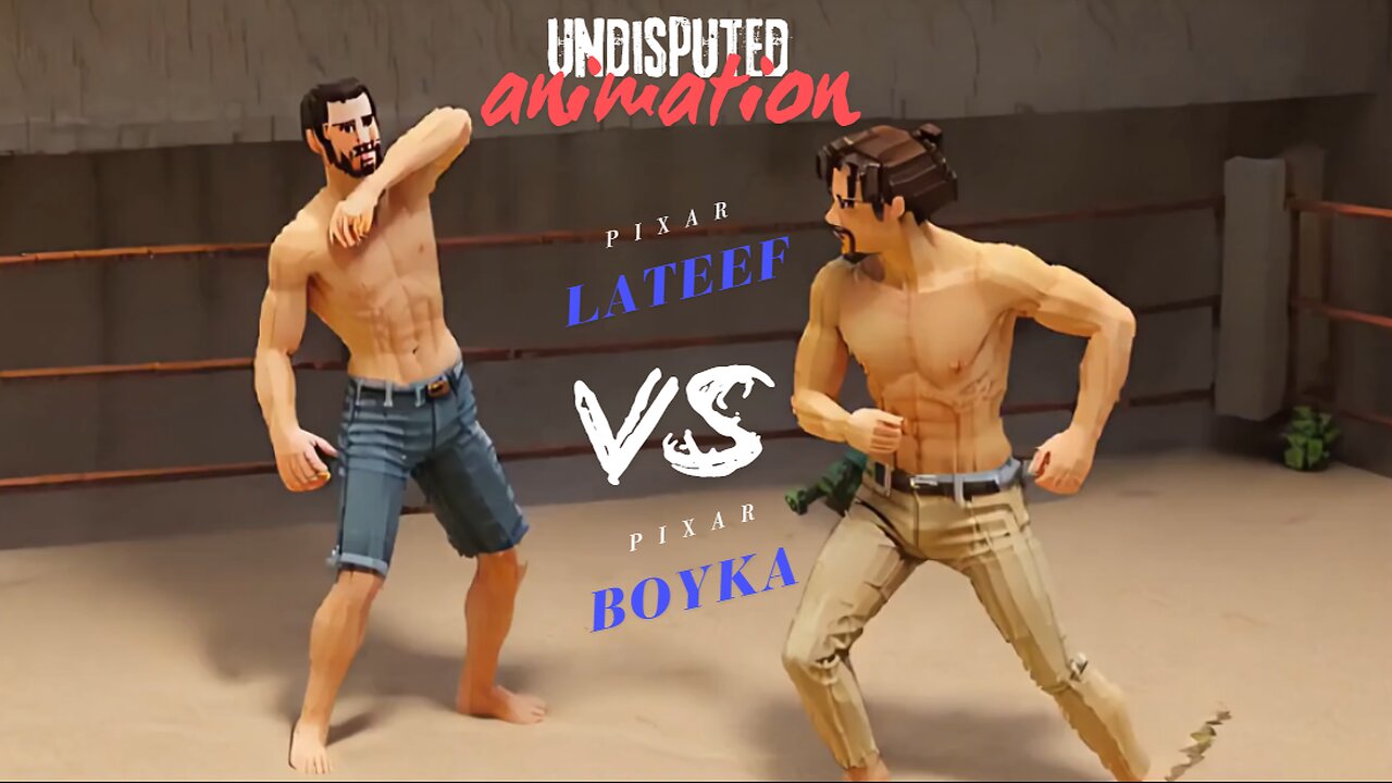 Undisputed 3: Boyka vs. Lateef Pixar-Style Animation | AI-Generated Fight Scene