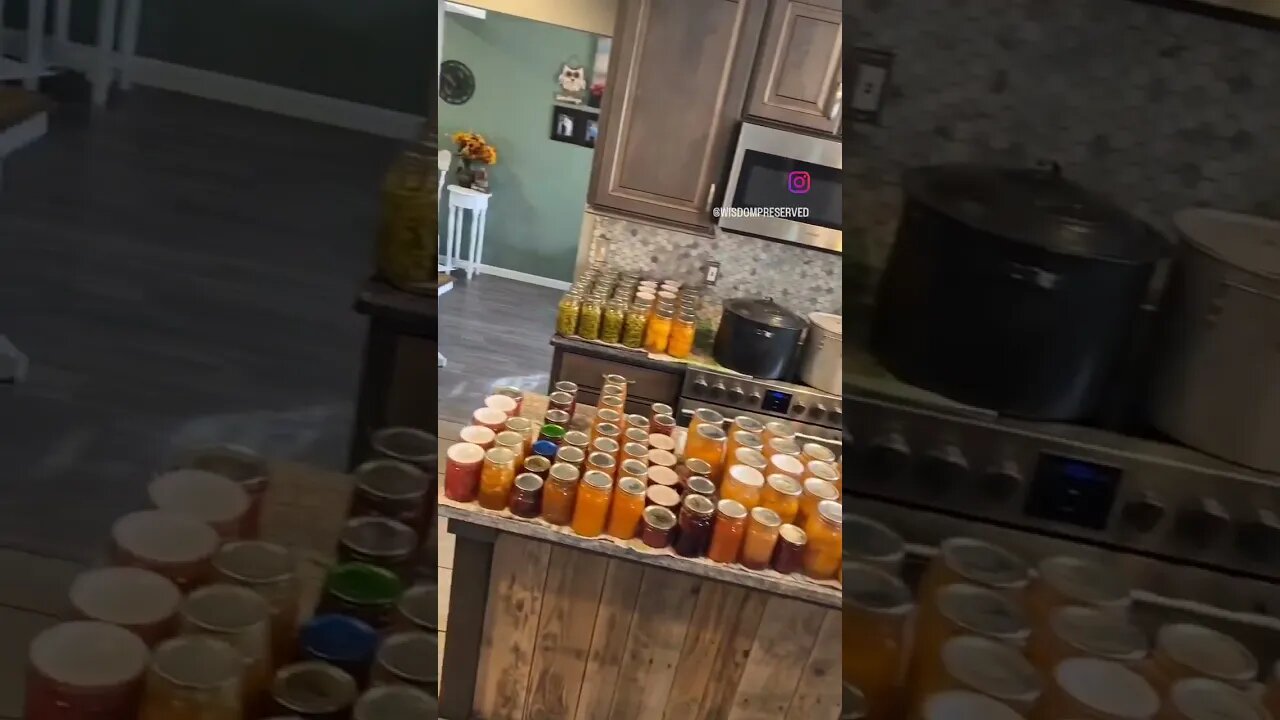 Marie's Impressive Canning Haul