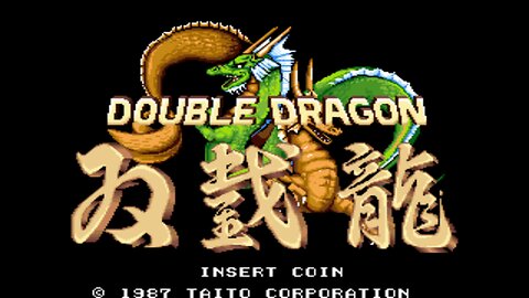 Double Dragon, Arcade Game, Technos / Taito 1987, playthrough