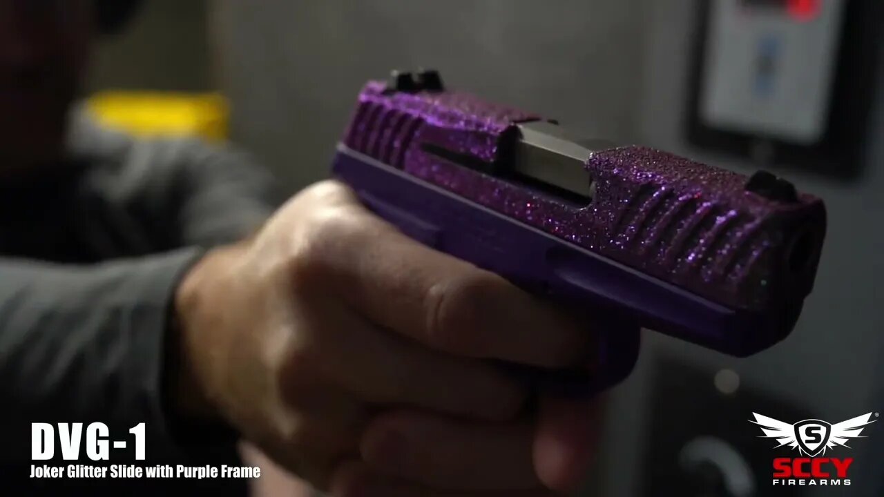 Have you seen that sparkling glitter slide on the SCCY DVG-1 Striker-Fired Pistol?