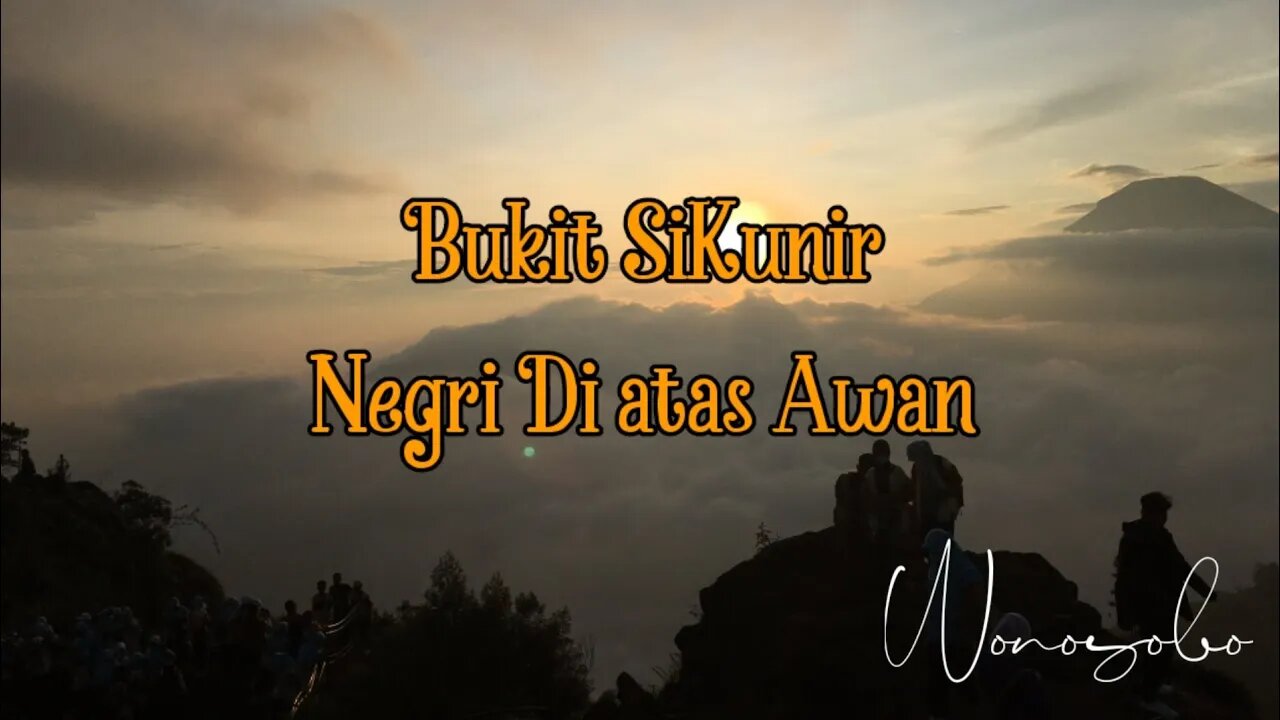 Perjalanan Turun Dari bukit Sikunir// Dieng Negri Di Atas Awan