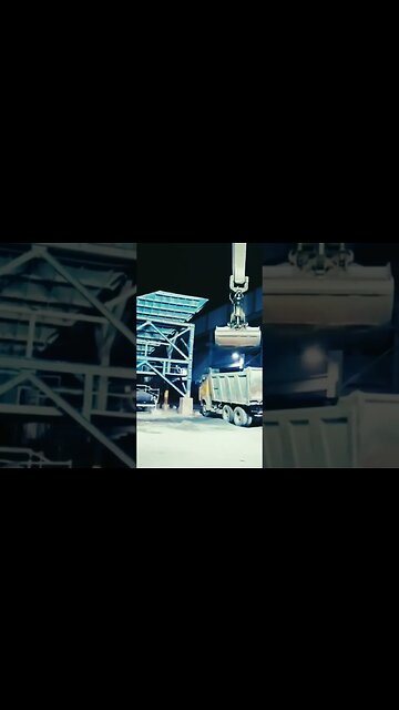 Loading dump truck | Work machine equipment technology #amazing #excavator #machine #shortsvideo