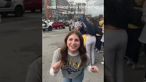 best friend who throws up all the time 📸 heatherrobo #Shorts