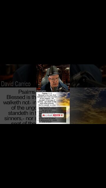 Psalm 1:1-3 | David Carrico | #FOJCRadio #Repent #Shorts