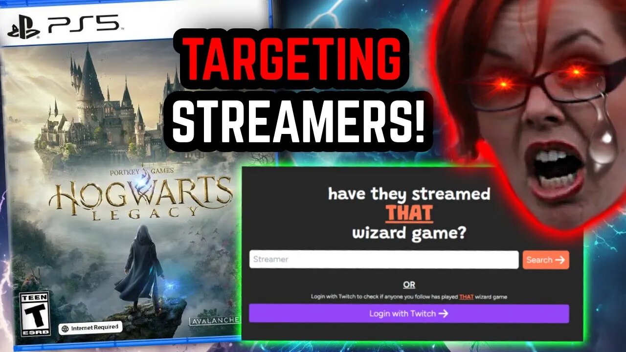 Hogwarts Legacy Streamers are being TARGETED by Twitter weirdos!