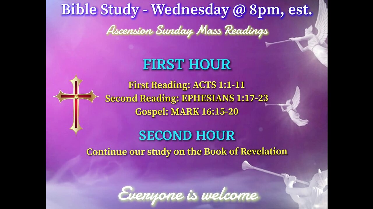 Bible Study with Bishop James Long, D. Min, OSB, OCR