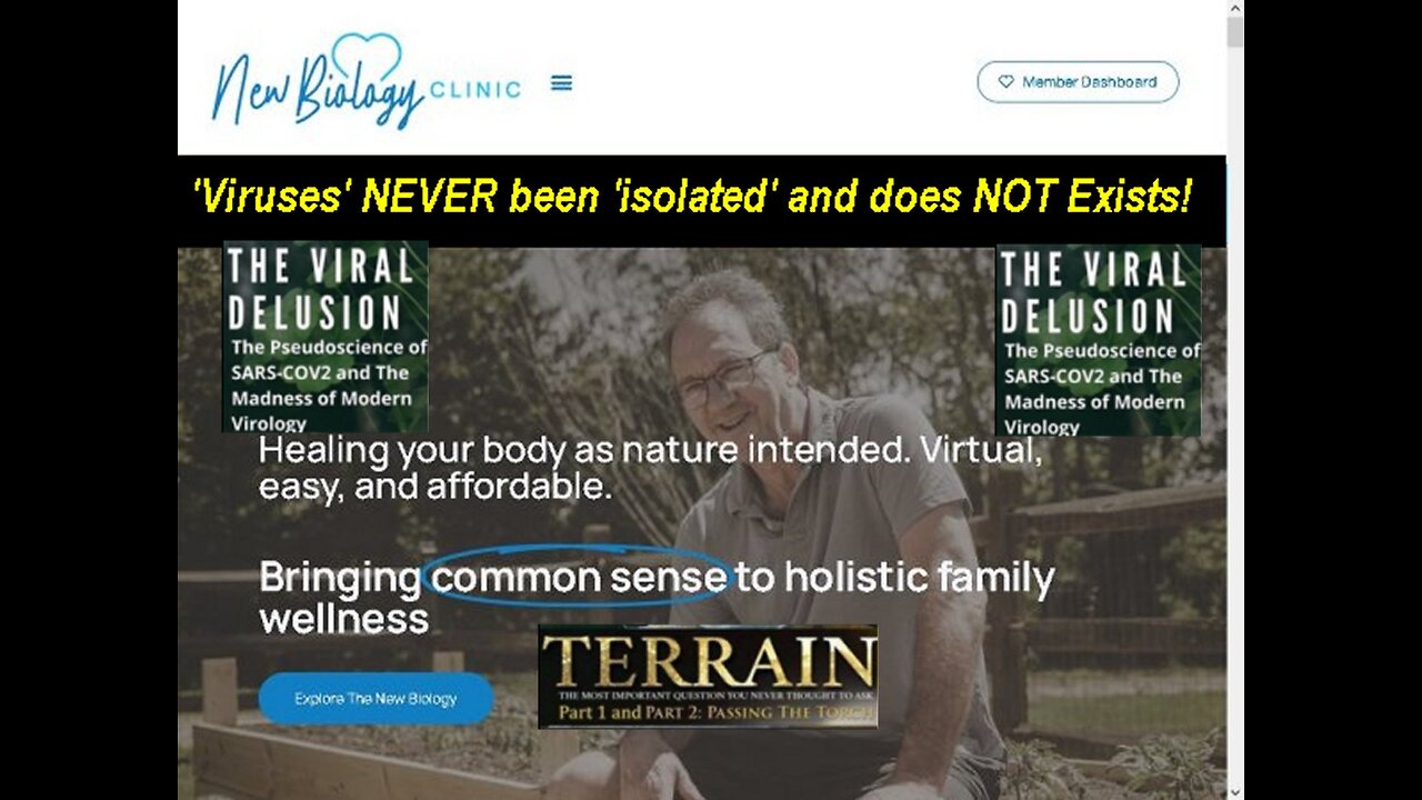 Dr Tom Cowan: TERRAIN! The Worldwide 'Health' System is Corrupt and FAKE! [03.05.2024]