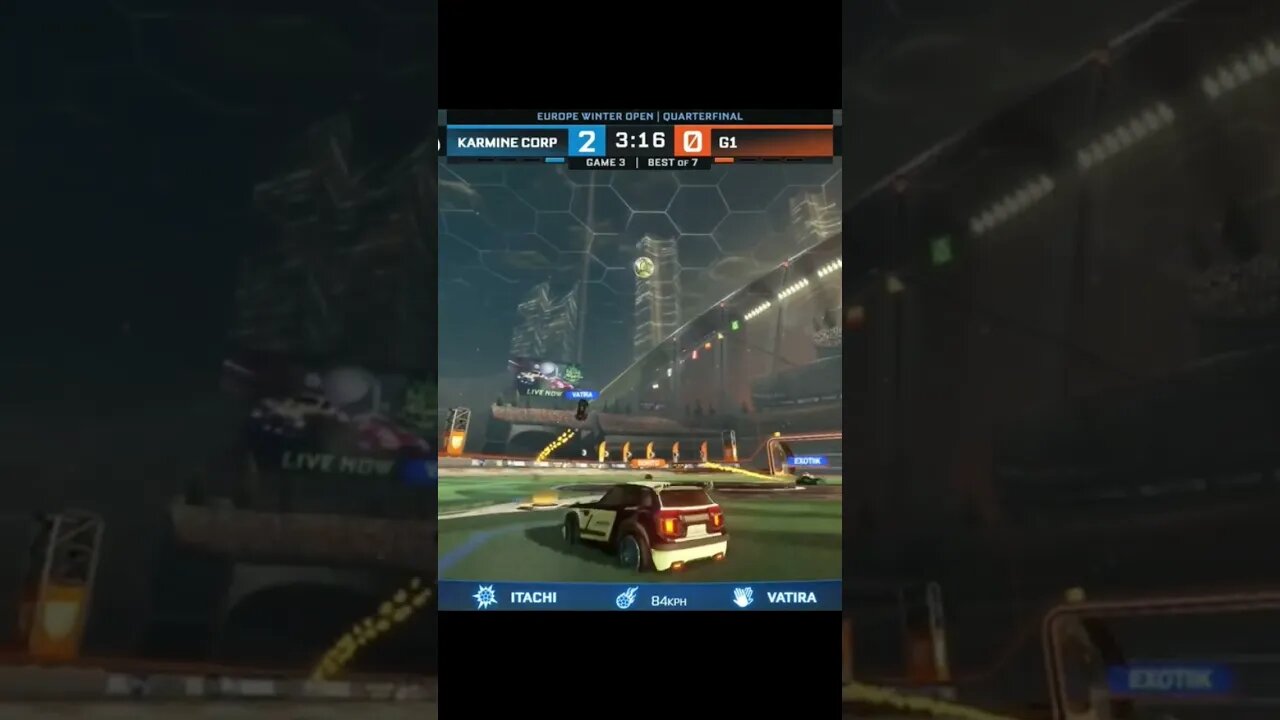 Itachi’s CRAZY Double Tap! RLCS Highlight #gaming #rocketleauge #rl #rlcs #clip #shorts #fyp