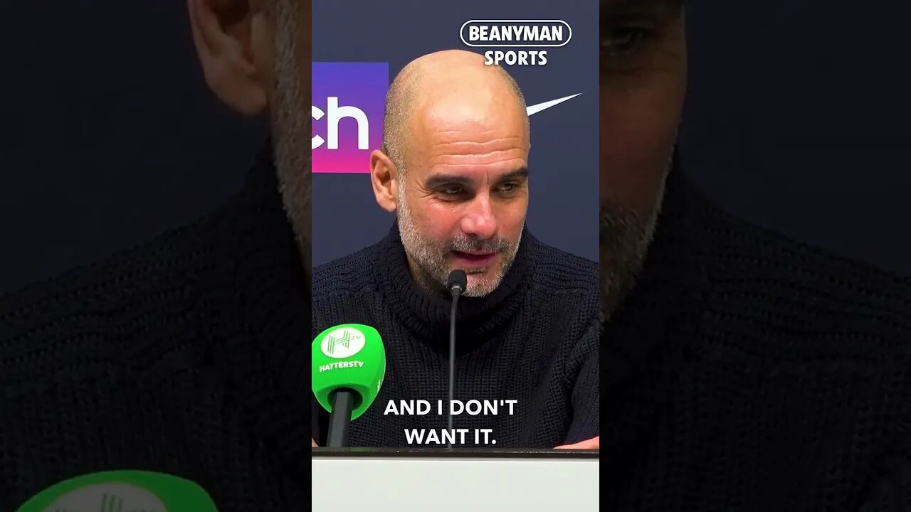 'I'm NOT going to say HARRY KANE TEAM otherwise Pochettino will be GRUMPY!' | Pep Guardiola