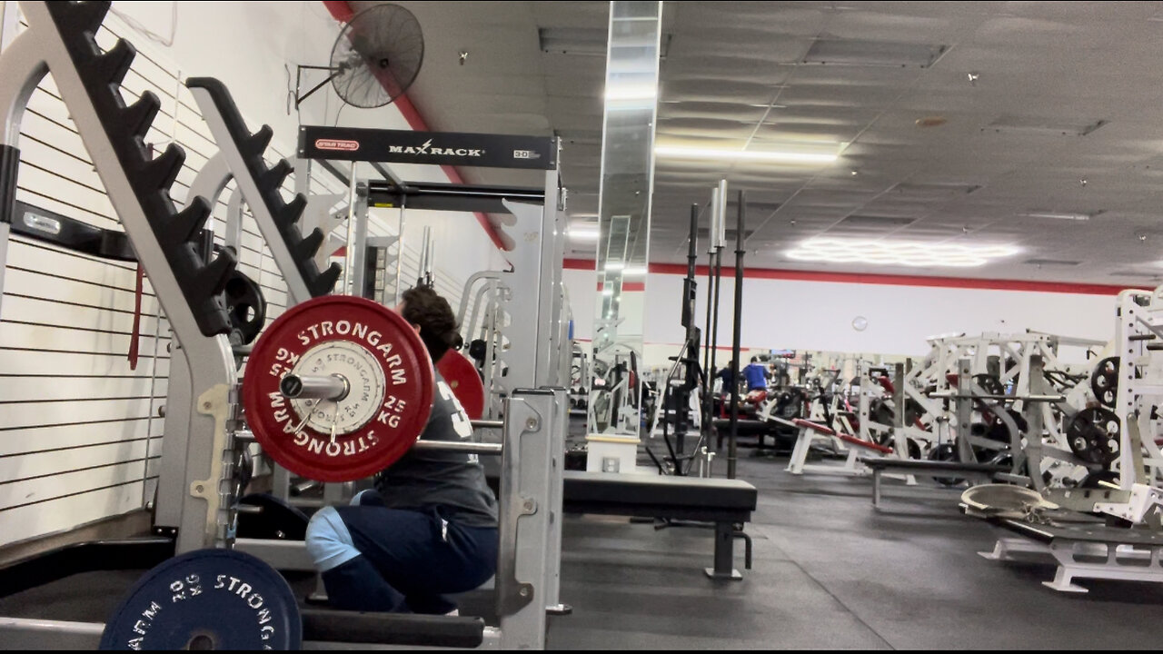 FRONT SQUAT DOUBLE 130KG/286LBs