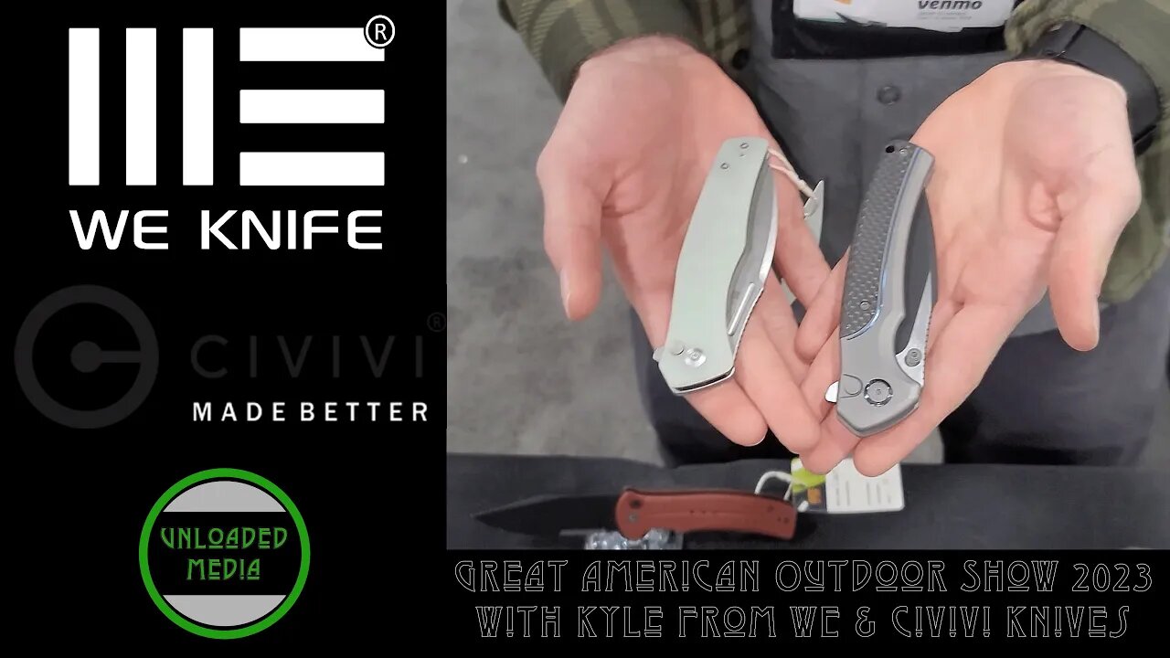 Kyle from WE & Civivi Knives @ The Great American Outdoor Show 2023