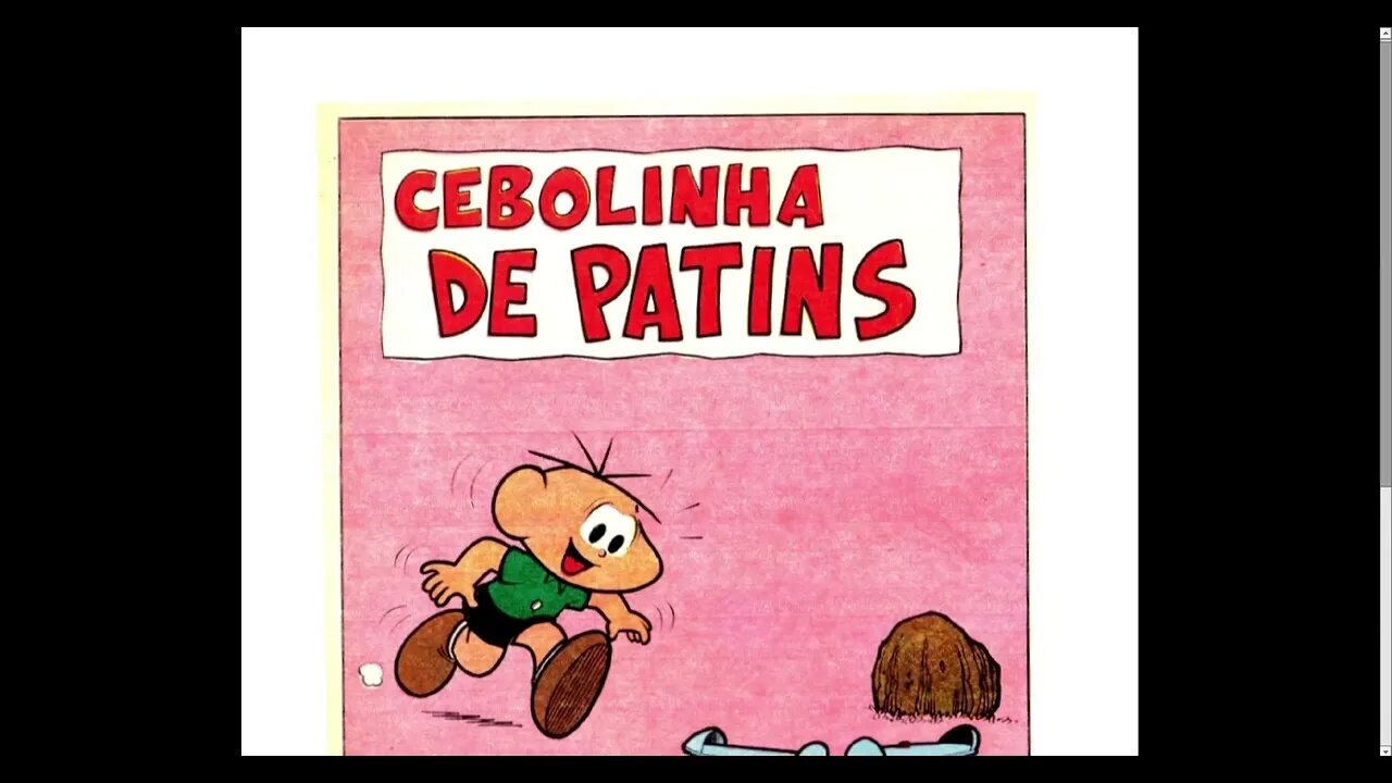 Cebolinha De Patins [Pause o Vídeo Caso Não Consiga Ler]