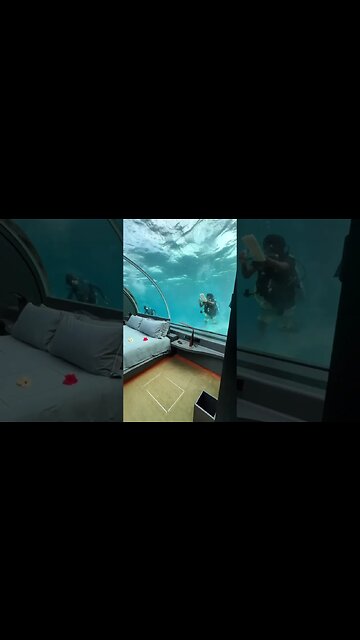 Dreamy Underwater Escape: Luxury Bedroom in the Maldives