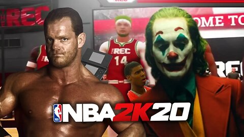 Chris Benoit and Joaquin Phoenix in the Rec Center!!! (NBA 2K20 Ballad of Bad Teammates)