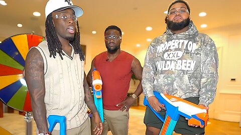 Kai Cenat, Kevin Hart & Druski NERF BATTLE