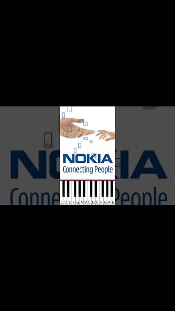 Original Nokia Ringtone Loop - Octave Piano Tutorial