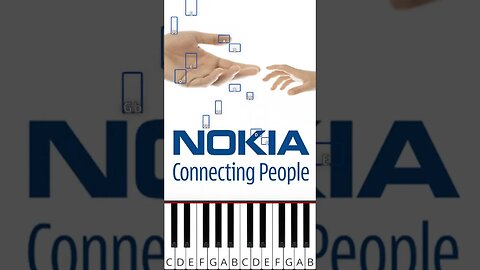 Original Nokia Ringtone Loop - Octave Piano Tutorial