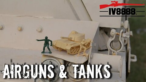 Shooting Army Men from Tanks with FX Airguns