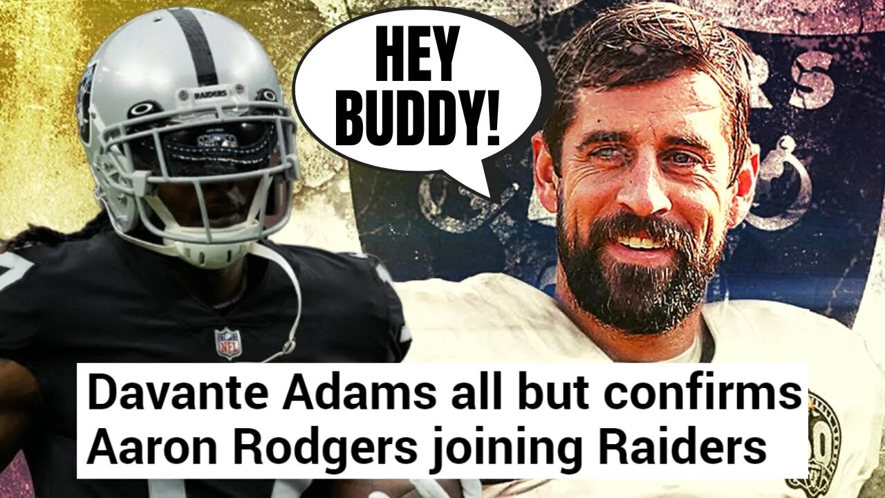 Aaron Rodgers RESPONDS To Las Vegas Raiders Rumor | Going To Join Davante Adams?