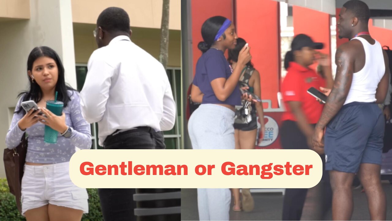 Social experiement getting girls' numbers as a Gentleman VS a Gangster