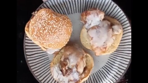 BBQ Chicken Thigh Sandwich On The Blackstone