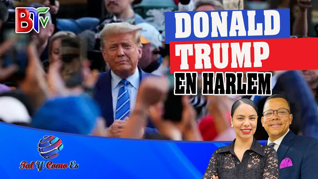 DONALD TRUMP EN HARLEM