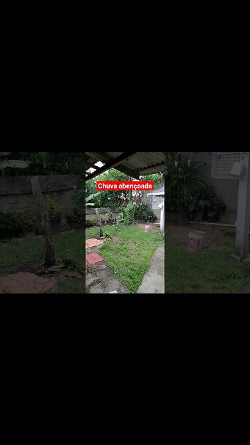 Chegou a Chuva, que beleza #chuva