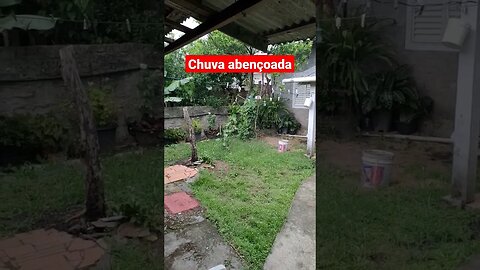 Chegou a Chuva, que beleza #chuva