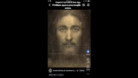 Jesus Face : Shroud of Turin