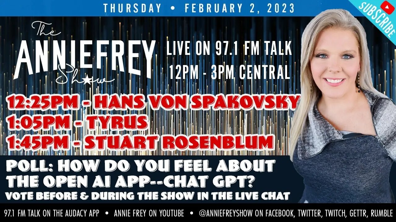 Biden Classified Docs, ChatGPT, 2024 Presidential Field • Annie Frey Show 2/2/23