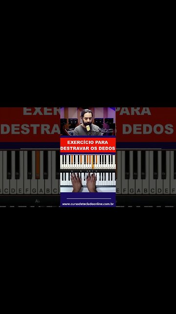 Exercício para destravar os dedos no Teclado