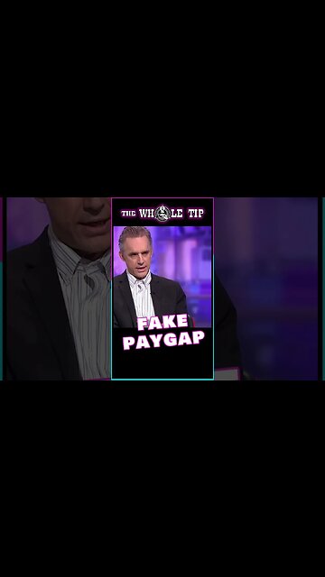 FAKE PAY GAP - Dr Jordan Peterson - the Whole Tip #shorts #short