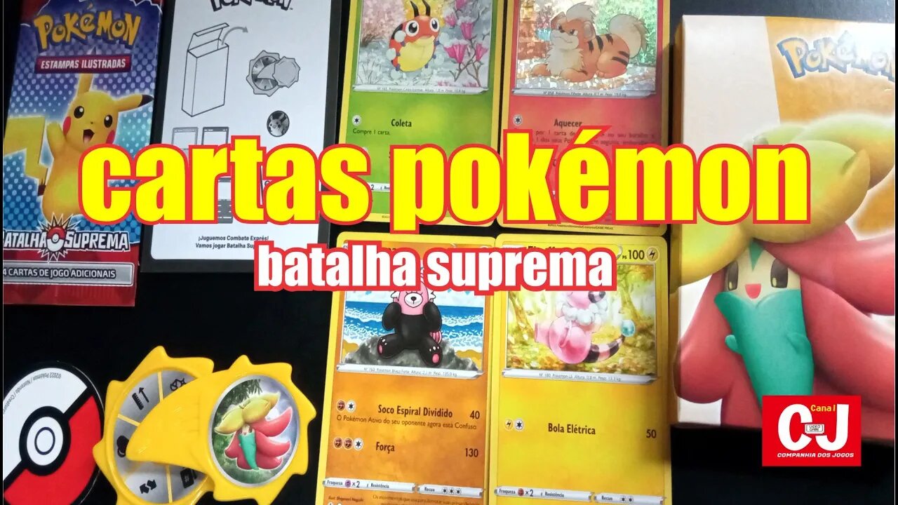 Vamos conferir as cartas Pokémon?