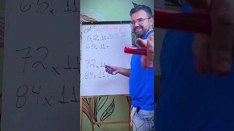 Multiplicação 11 🐸💪🤝👍 Super rápido 👍🤝💪🐸