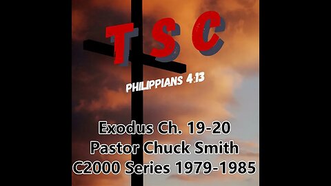 006 Exodus Ch. 19-20 | Pastor Chuck Smith | 1979-1985