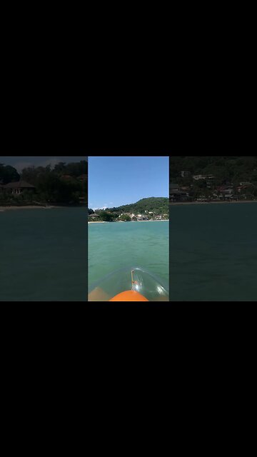 You got it, kayaking. 😍😍☺️ #nature #sea #beautiful #thailand