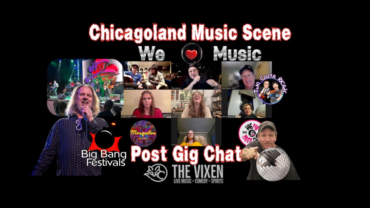 🎶 HOG POD Heart of Glass Blondie Tribute Band Post Gig Chat The Vixen in McHenry 🎸