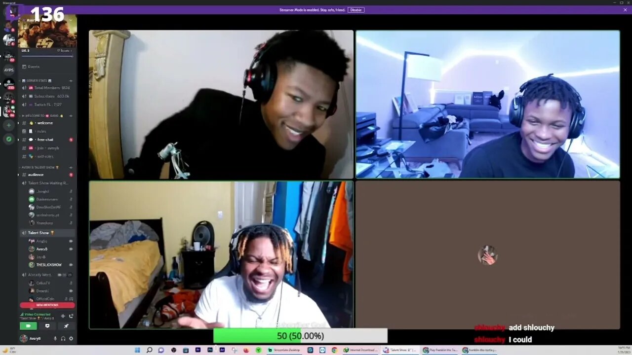 AVERYB, SLICK & LIQ HOSTESD A DISCORD TALENT SHOW