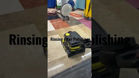 Rinsing showed the results of the polishing steps during class