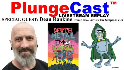 PlungeCast™ Special Guest, DEAN RANKINE (AI Art & Death Metal Emo Elves) PROMO ONLY