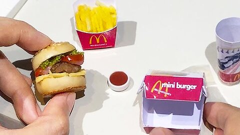 McDonald's Burger & Fries with Coke FOOD COOKING | ASMR by Meo g