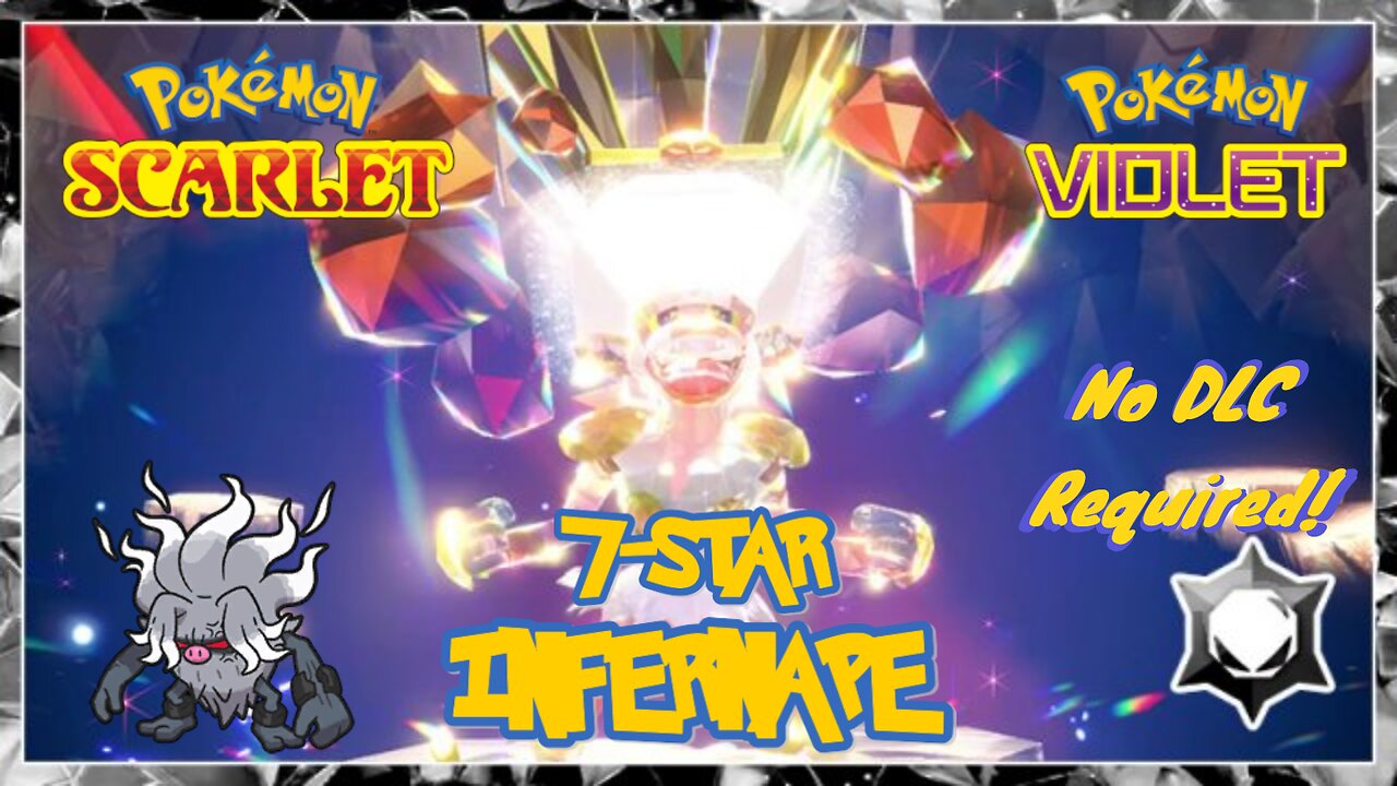 Pokémon Scarlet/Violet: 7-Star Infernape Tera Raid EASY SOLO (No DLC)