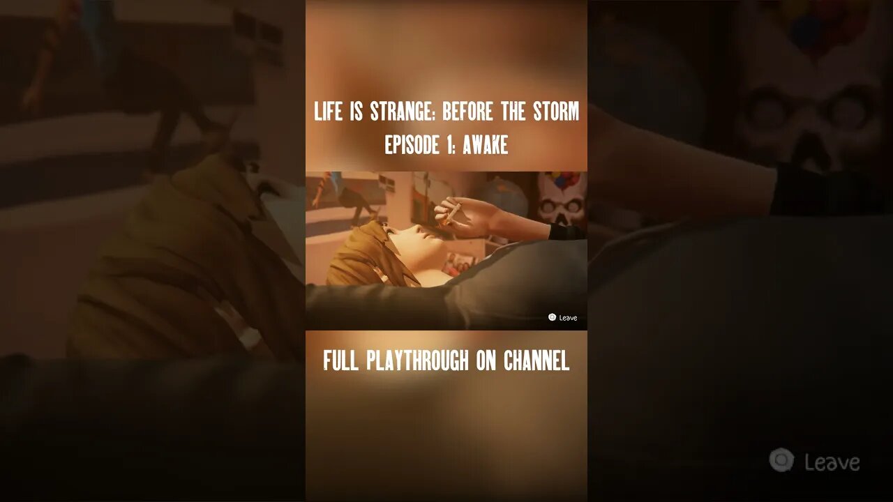 NEW PLAYTHROUGH EPISODE 1 | Life Is Strange: Before the Storm #lifeisstrange #shorts #beforethestorm