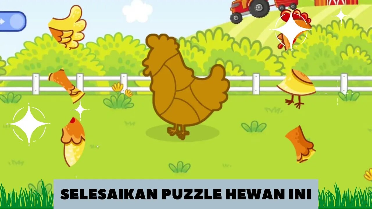 Game Anak Edukasi Hewan & Buah - Bermain Puzzle Hewan #3