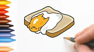 COMO DESENHAR GUDETAMA FÁCIL - PASSO A PASSO