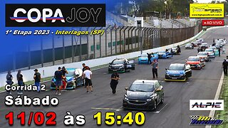 COPA JOY CHEVROLET | Corrida 2 | 1ª Etapa 2023 | Interlagos (SP) | Ao Vivo