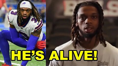Damar Hamlin speaks on video CONFIRMING he is ALIVE after people thought he was DEAD!