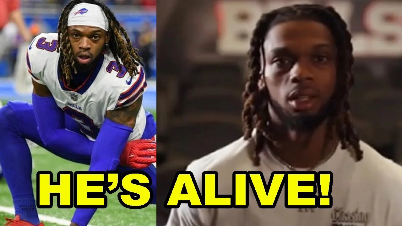 Damar Hamlin speaks on video CONFIRMING he is ALIVE after people thought he was DEAD!